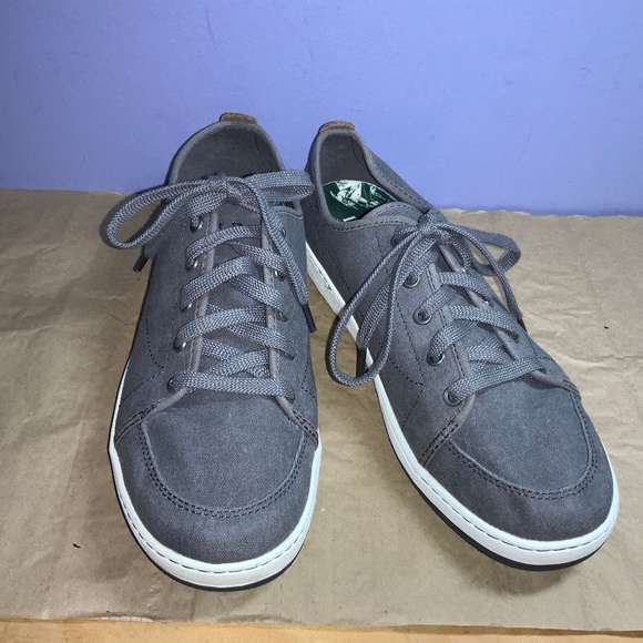 LL Bean Campside Shoes Sneakers Men's Size 10.5 Gray canvas Casual Lace Up - Picture 1 of 7